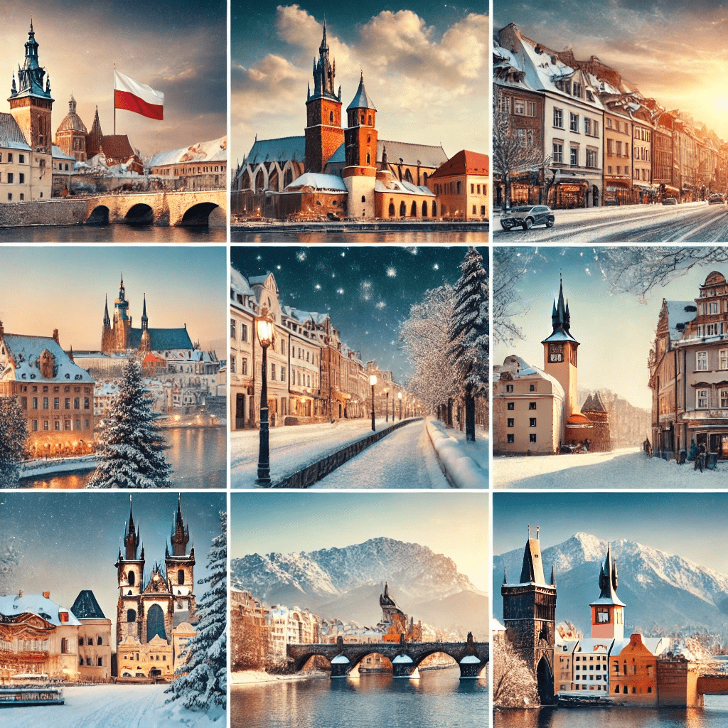 В яке місто поїхати в Польщі та Чехії у січні після свят та в лютому ?