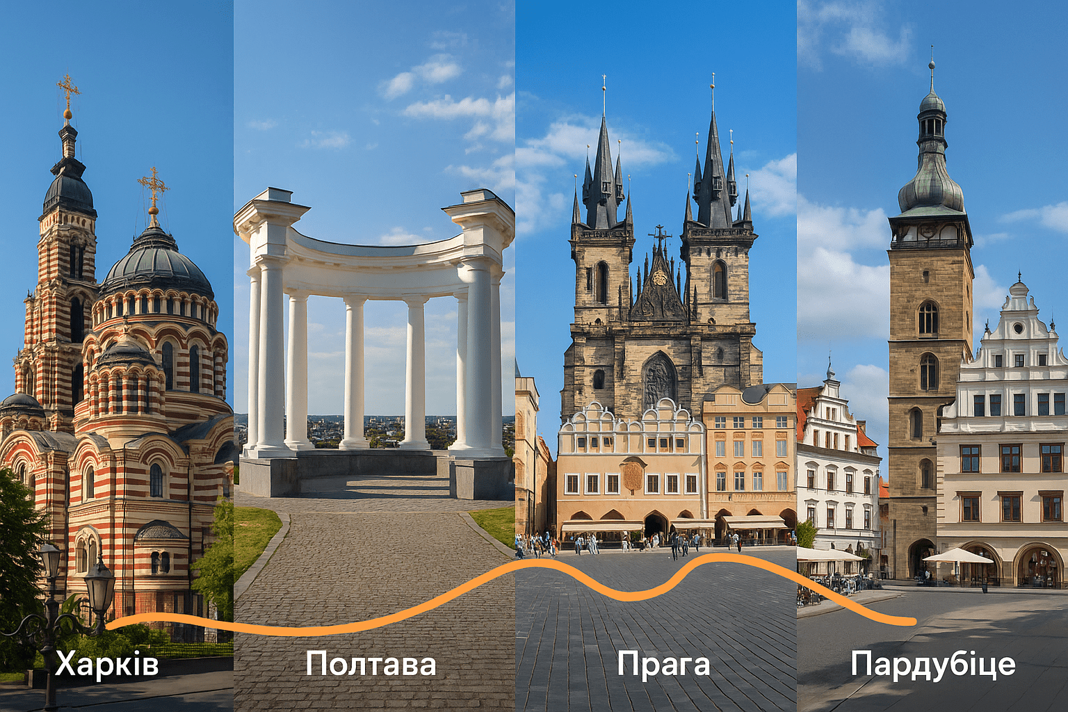 ✨ Подорож з Харкова до Пардубіце — магія доріг, міст і вражень