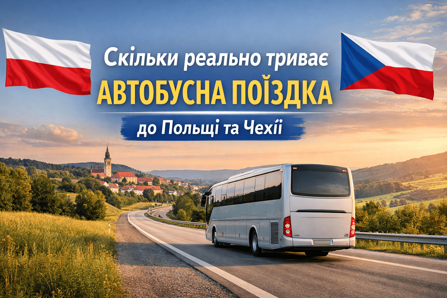 Скільки реально триває автобусна поїздка до Польщі та Чехії