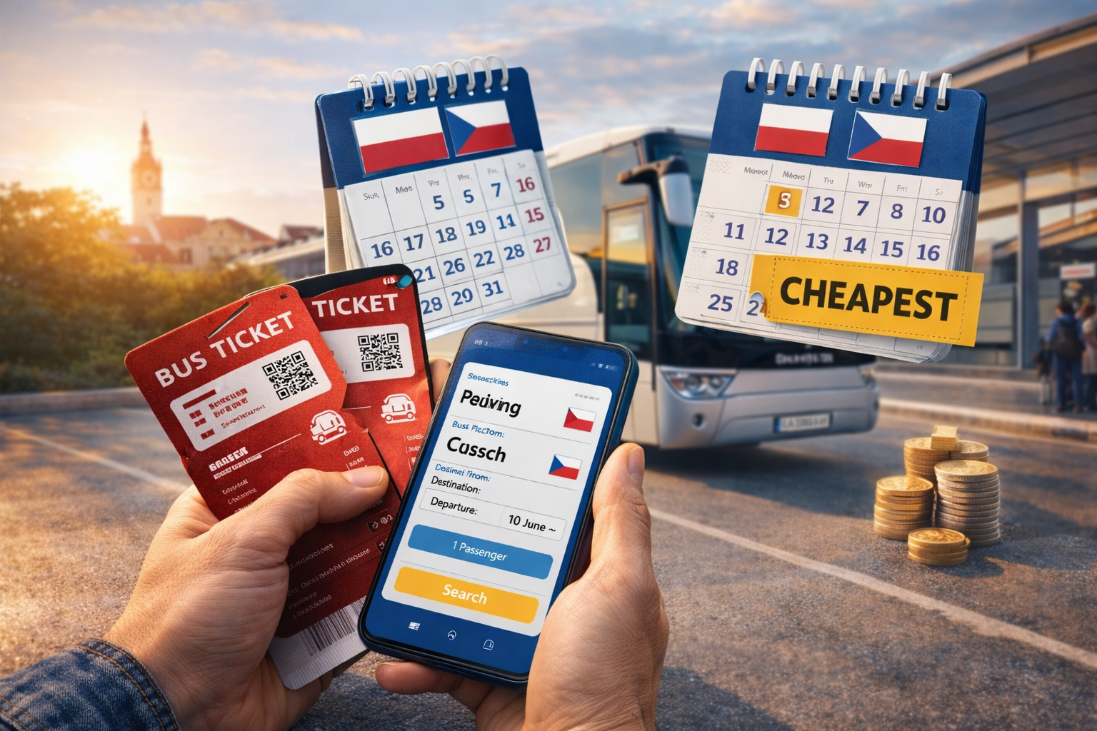 Коли найдешевше купувати квитки на автобус до Польщі та Чехії